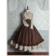 Alice Girl Duke of Victoria Corset Overskirt and Striped Skirt(1st Pre-Order/2 Colours/Full Payment Without Shipping)